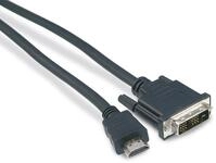S-IMPULS HDMI-Adapterkabel, HDMI-Stecker/DVI-D-Stecker, 2 m