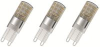 OSRAM LED-Lampe, G9, 2,6 W, 320 lm, 2700 K, 3er Set