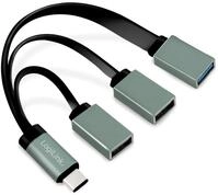 LOGILINK USB-C Hub UA0315, 3-Port, Adapterkabel