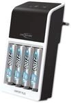 ANSMANN Akku-Ladeger&auml;t Comfort Plus + 4&times; AA 2100mAh