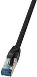 LOGILINK Patchkabel PUR CAT.6A S/FTP schwarz 50m
