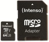INTENSO MicroSD-Card Performance Line, 3424490, 64 GB
