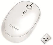 LOGILINK Bluetooth- und Funkmaus ID0205, Dual-Mode, wei&szlig;