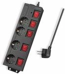 LOGILINK Steckdosenleiste LPS251, 4-fach, schwarz