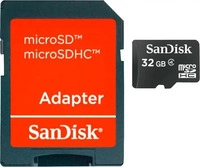 SanDisk International SDSDQM-032G-B35, SanDisk International SANDISK MicroSD-Card