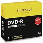 INTENSO DVD-R Slim Case (bedruckbar), 10 St&uuml;ck