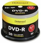 INTENSO DVD-R Spindel, 50 St&uuml;ck