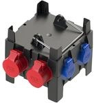 PCE Stromverteiler, IMST, 2x CEE 16A, 4x Schutzkontakt-Steckdose