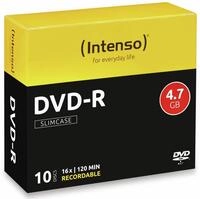 INTENSO DVD-R Slim Case, 10 St&uuml;ck