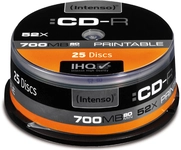 INTENSO CD-R Spindel (bedruckbar), 25 St&uuml;ck