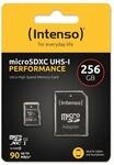 INTENSO MicroSD-Card Performance Line, 3424492, 256GB