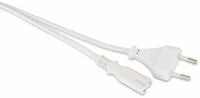 GOOBAY Euro-Netzkabel, 3 m, wei&szlig;