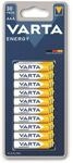VARTA Batterie Alkaline, Micro, AAA, LR03, 1.5V, Energy, 30 St&uuml;ck