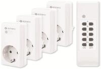 SONERO Funksteckdosen-Set S-RCS204, Indoor