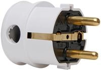 KOPP Schutzkontakt-Winkelstecker 178502007, arktiswei&szlig;