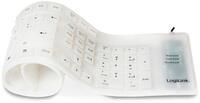 LOGILINK Tastatur ID0018A, flexibel, wei&szlig;