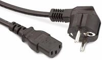 GOOBAY Kaltger&auml;tekabel, 1,5 m, schwarz