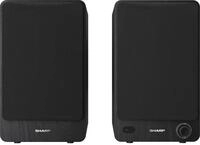 SHARP Lautsprecherboxen CP-SS30 (BK), 2-Wege, Bluetooth, USB, MP3, 60 W