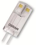 OSRAM LED-Stiftsockellampe, PIN10, G4, EEK: F, 0,9W, 100lm, 2700K