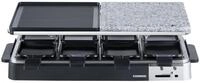 MELISSA Raclette-Grill 16300027, 1300 W, mit Steinplatte, 8 Pfannen, schwarz