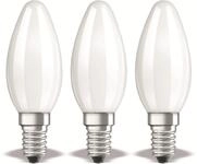 OSRAM LED-Lampe BASE B40, E14, EEK: E, 4W, 470 lm, 2700 K, 3 St&uuml;ck