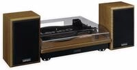 LENCO Plattenspieler LS-100WD, holzoptik, Bluetooth, mit 2 Lautsprecherboxen
