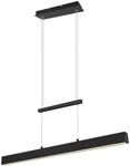 REALITY LED-Pendelleuchte Paros R32043105 schwarz, 1 x LED 22 W, 2500 lm, 2 x 5 W, 2