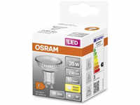 OSRAM LED-Lampe, GU10, 2,6 W, 230 lm, 2700 K, Energieeffizienzklasse: F (A-G)