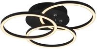 REALITY LED-Deckenleuchte Circle R62823132 schwarz, 27 W, 3200 lm CCT