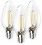 M&Uuml;LLER-LICHT LED-Lampe 400291, E14, EEK: E, 4 W, 470 lm, 2700 K, 3 St&uuml;ck