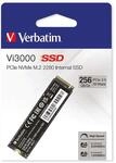 VERBATIM M.2 2280 SSD Vi3000, PCIe 3.0, 256 GB