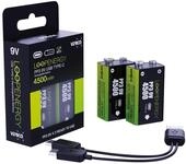 VERICO Li-Ion-Akku LoopEnergy 9 V-Blockakku, 500mAh, 2 St&uuml;ck