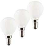 M&Uuml;LLER-LICHT LED-Filament-Lampe, E14, EEK: E, 4W, 470lm, 2700K, 3 Stk
