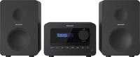 SHARP HiFi-Anlage XL-B520D, schwarz, DAB+, Bluetooth, MP3, CD-Laufwerk