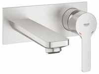 Grohe 19409DC1, Grohe Lineare 2-Loch-Waschtischbatterie, supersteel