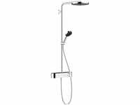Hansgrohe 24221000, Hansgrohe Showerpipe PULSIFY 260 1jet, mit Brausethermostat