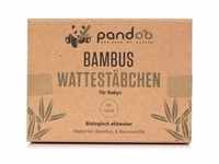 pandoo Bambus Wattestäbchen mit Sicherheitskopf natur (55St)
