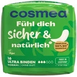 COSMEA Ultra Binden Bio-Baumwolle Normal ohne Fl&uuml;gel (16St)