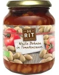 De Rit Wei&szlig;e Bohnen in Tomatenso&szlig;e bio