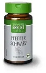 Brecht Pfeffer schwarz gemahlen im Glas bio