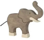 HOLZTIGER Elefant, R&uuml;ssel hoch