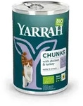 Yarrah Katze Br&ouml;ckchen - Huhn und Truthahn bio 405g