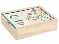 Small Foot Lernspiel Steckpuzzle Buchstaben und Zahlen