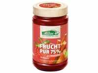 Allos Frucht Pur 75% Erdbeere-Rhabarber bio