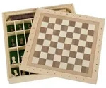 GOKI Schach, Dame und M&uuml;hle, Spiele-Set