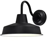 Dimmbare LED Au&szlig;en Wandleuchte Academy Schwarz