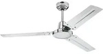 Deckenventilator Industrial Chrom mit Wandschalter