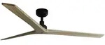 DC Deckenventilator Klim L Schwarz-Kiefer mit Fernbedienung