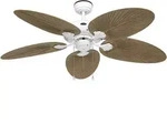 Deckenventilator Classic Outdoor Wei&szlig; / Palme