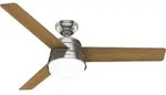 Deckenventilator Finley L Nickel mit Licht & Fernbedienung